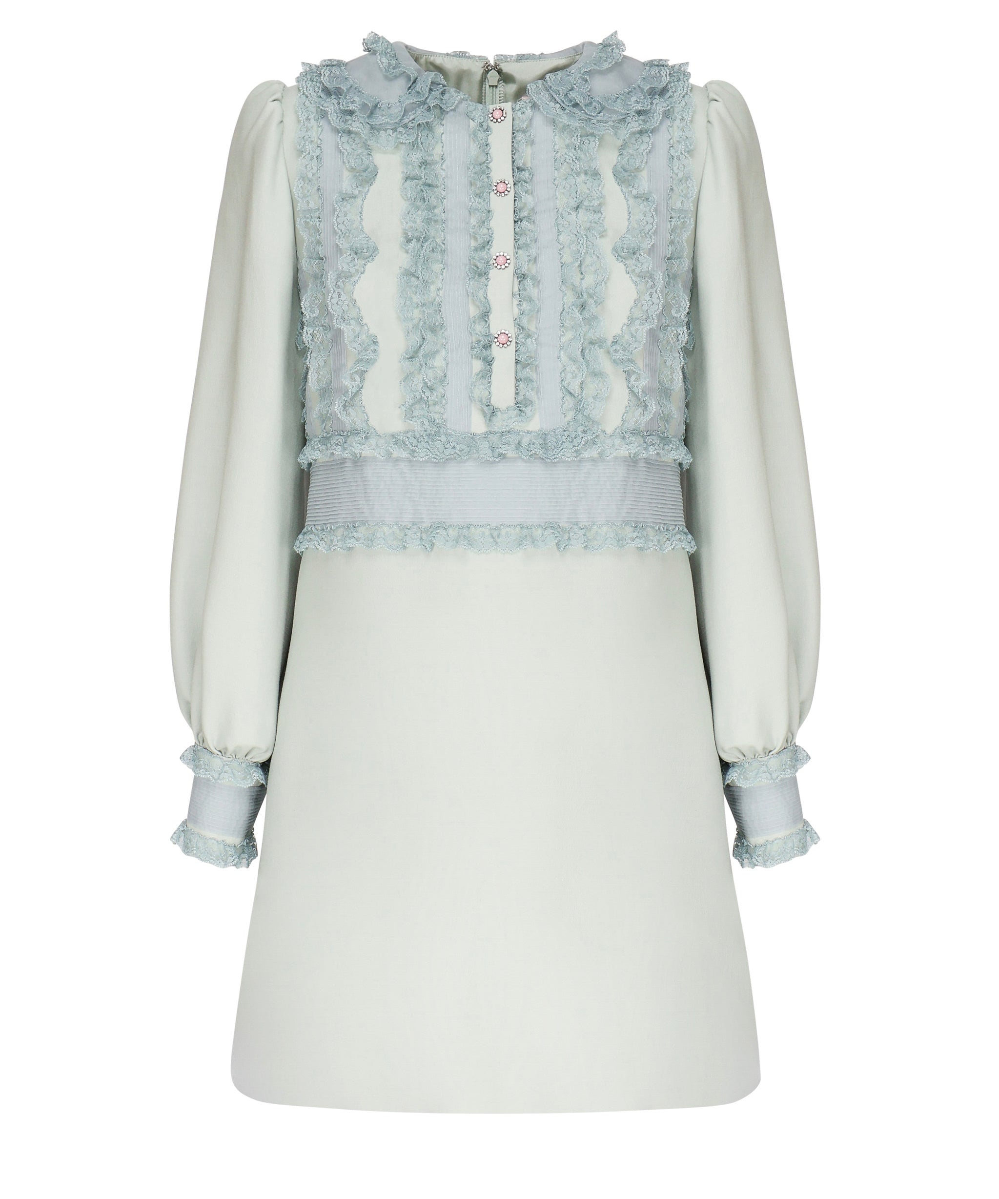Abito corto in crepe couture ricamato 6B3VAEJ6 1CFR5F VALENTINO GARAVANI 