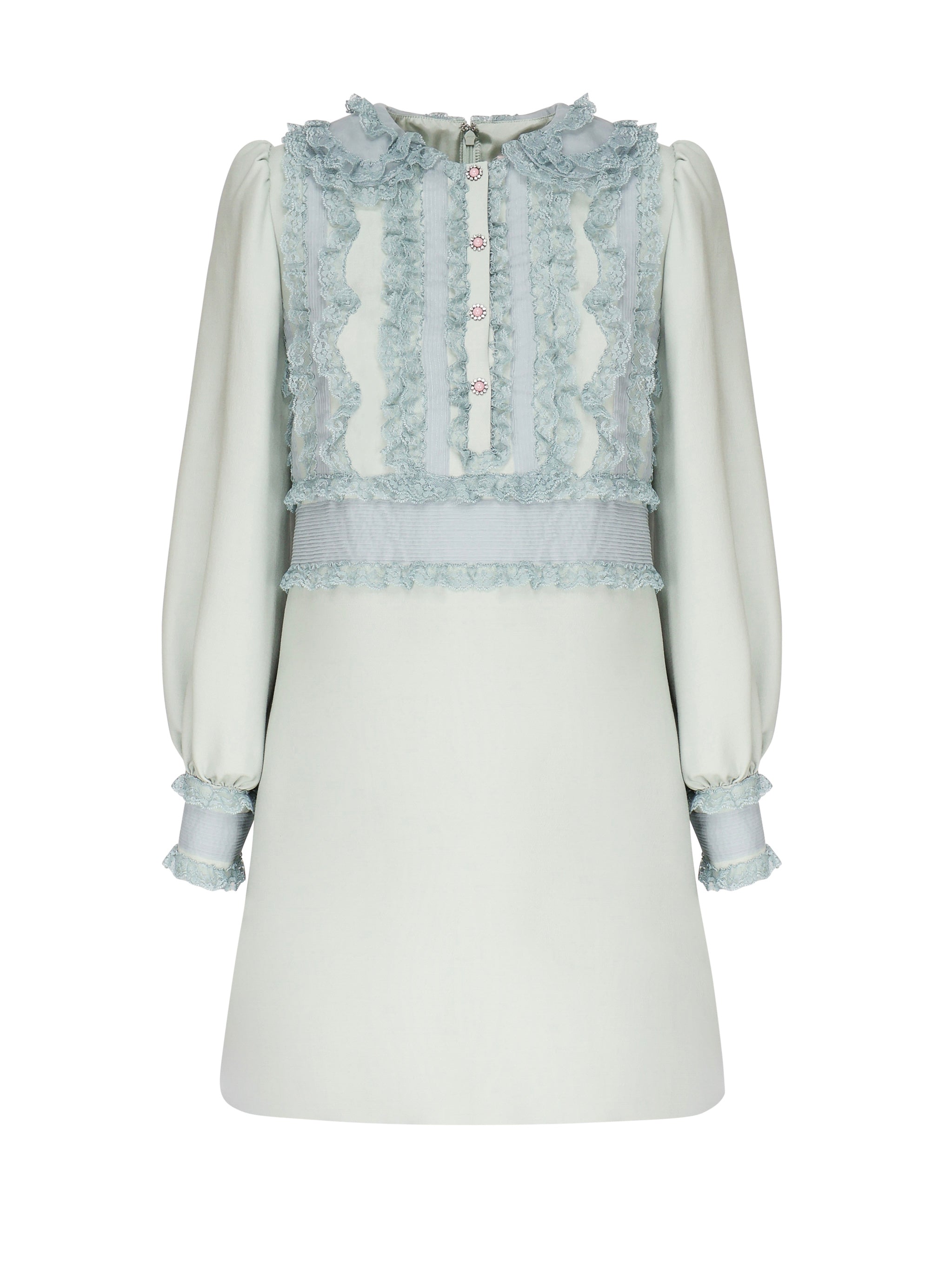Abito corto in crepe couture ricamato 6B3VAEJ6 1CFR5F VALENTINO GARAVANI 