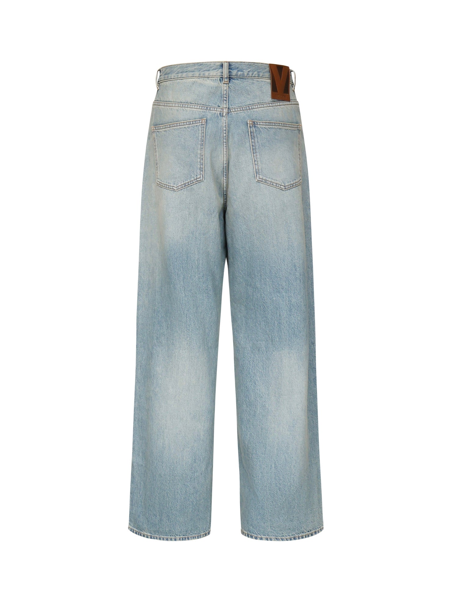 Jeans gamba ampia in denim 6V0DE04N AV4558 VALENTINO GARAVANI 