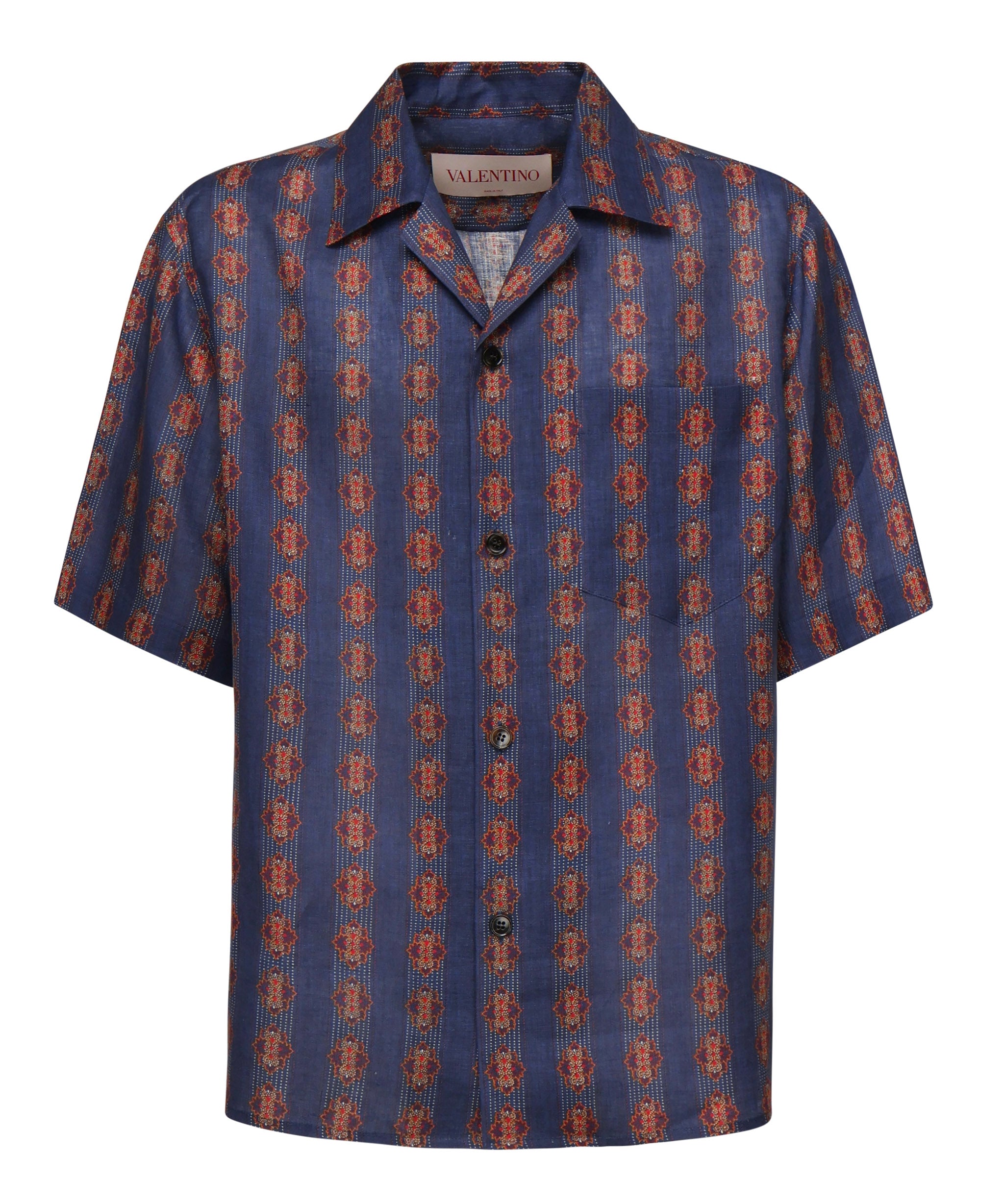 Camicia da bowling stampa Voyage Imaginaire 6V3AA111 AN0QR4 VALENTINO GARAVANI 
