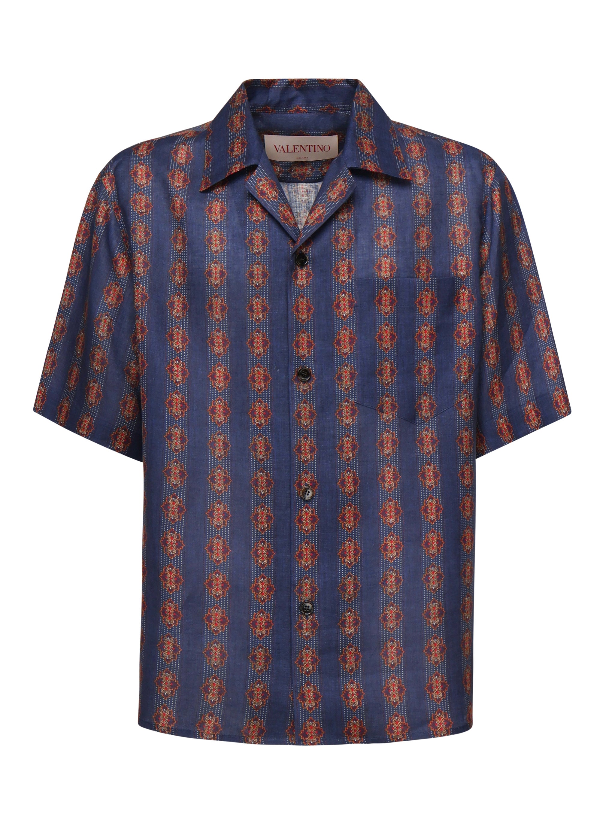 Camicia da bowling stampa Voyage Imaginaire 6V3AA111 AN0QR4 VALENTINO GARAVANI 