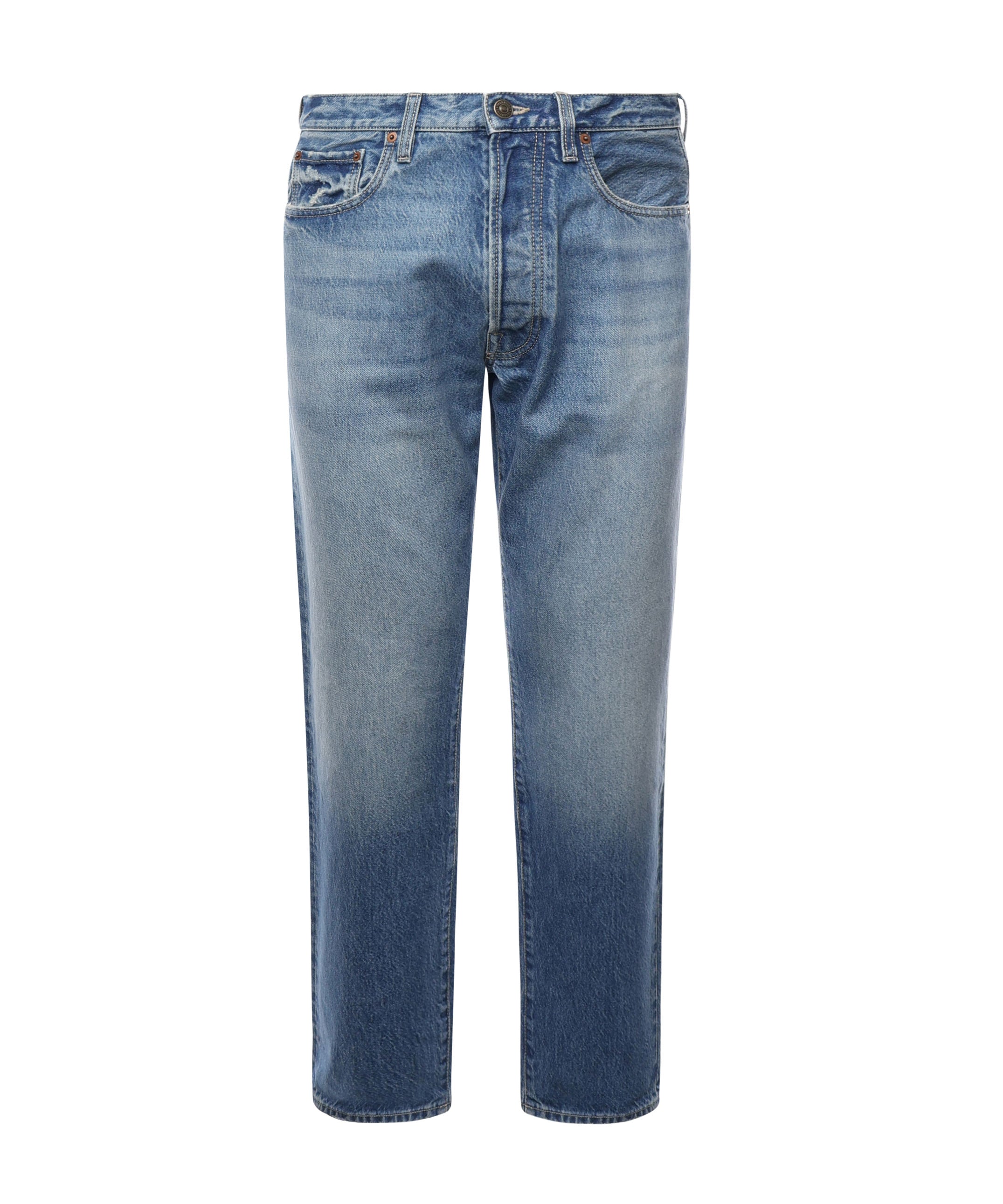 Jeans dritti in denim di cotone 6V3DE04C AA6558 VALENTINO GARAVANI 