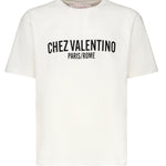 T-Shirt con stampa Chez Valentino 6V3MG16P APGA03 VALENTINO GARAVANI 