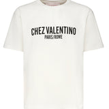 T-Shirt con stampa Chez Valentino 6V3MG16P APGA03 VALENTINO GARAVANI 