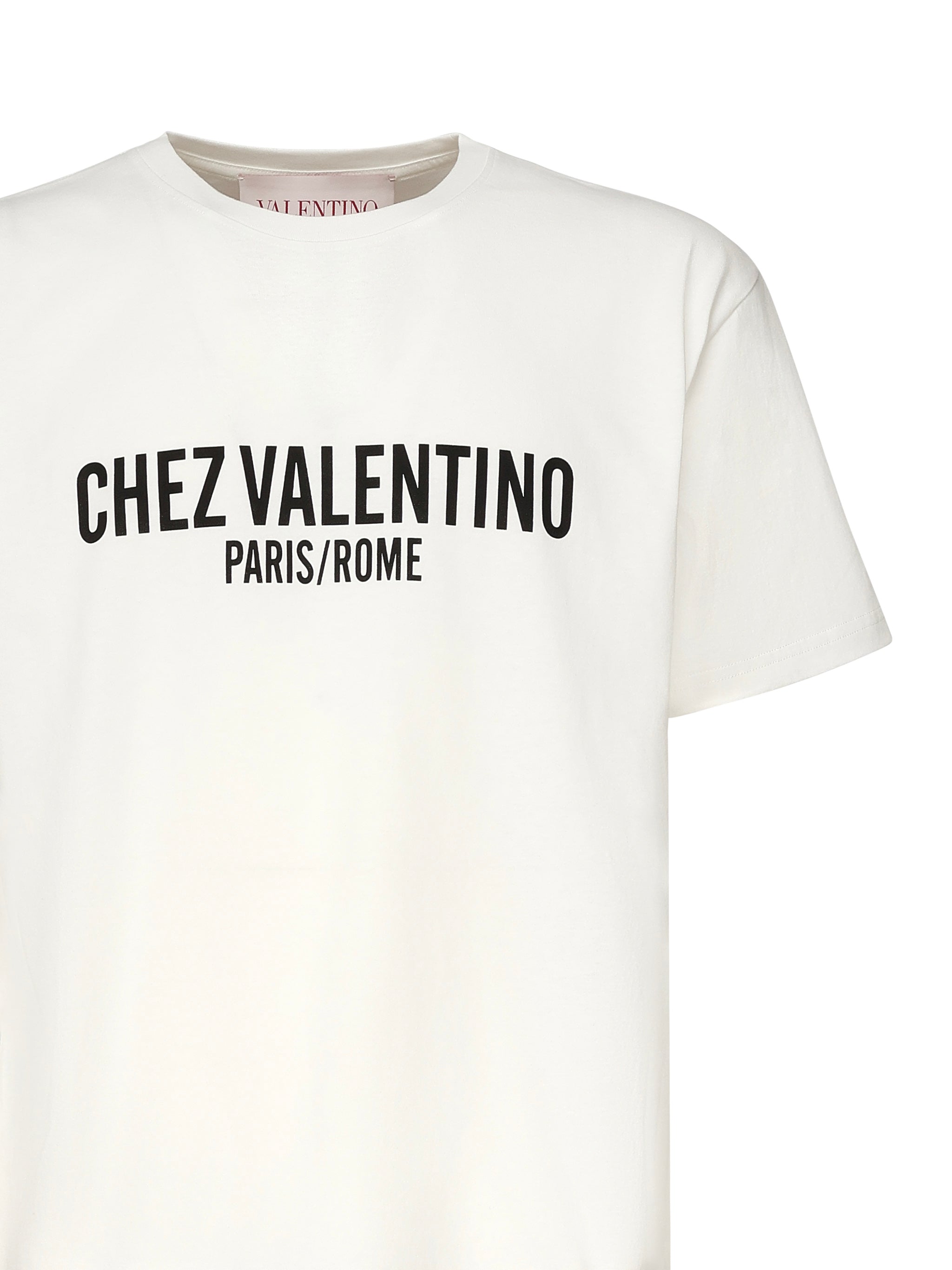 T-Shirt con stampa Chez Valentino 6V3MG16P APGA03 VALENTINO GARAVANI 