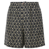 Bermuda in popeline di cotone con stampa Toute la V all over<BR/> 6V3RDE35 AK2QTD VALENTINO GARAVANI 