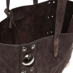 Borsa tote Nellcote media in suede 6W0B0R79 JET0TO VALENTINO GARAVANI 