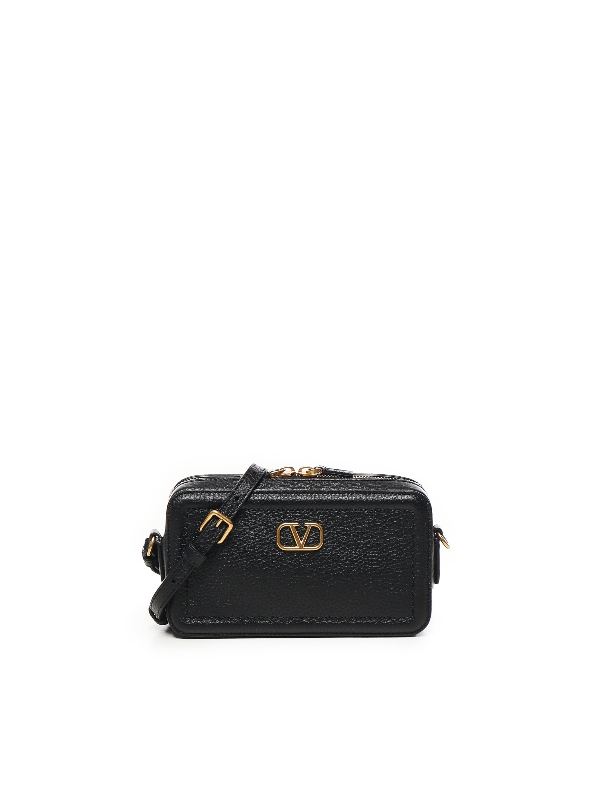 Borsa tracolla mini Alltime in vitello granato 6W0P0AI5 RZR0NO VALENTINO GARAVANI 