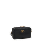 Borsa tracolla mini Alltime in vitello granato 6W0P0AI5 RZR0NO VALENTINO GARAVANI 
