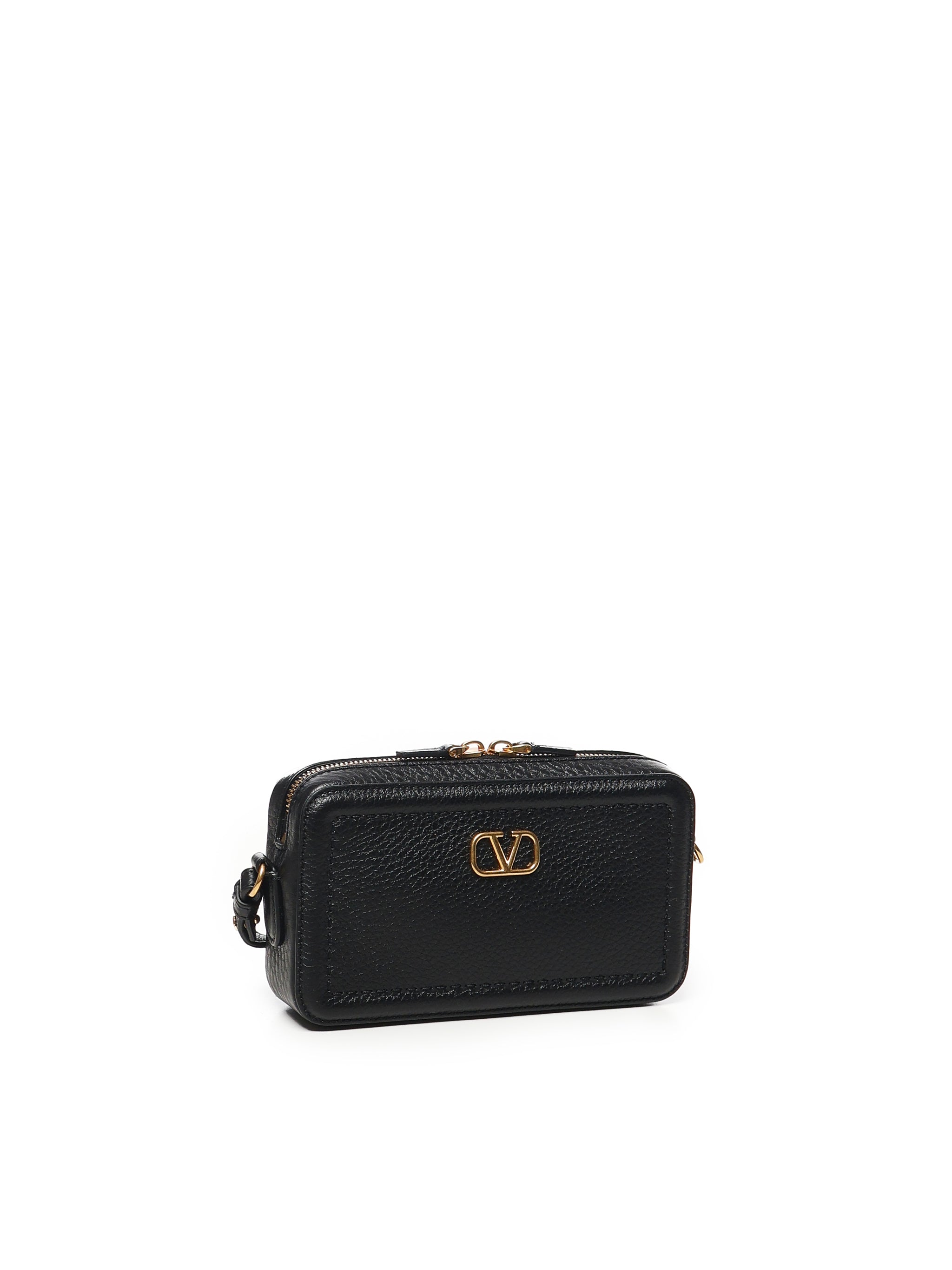 Borsa tracolla mini Alltime in vitello granato 6W0P0AI5 RZR0NO VALENTINO GARAVANI 