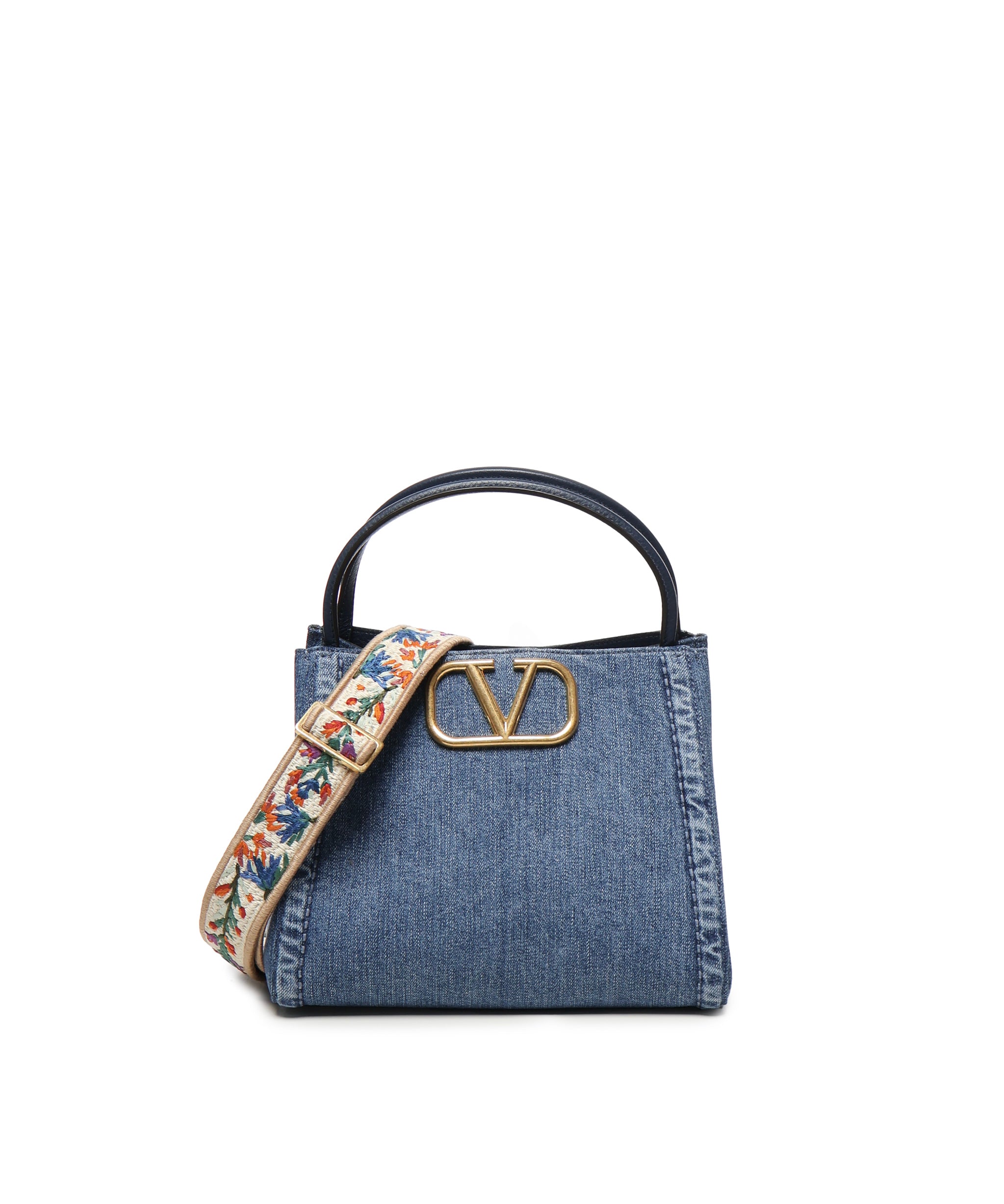 Borsa medium All time in denim 6W2B0R21 XEYQNS VALENTINO GARAVANI 