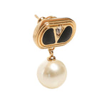 Orecchini Ovalette con smato, cristalli e perle 6W2J0X91 NBSRFR VALENTINO GARAVANI 