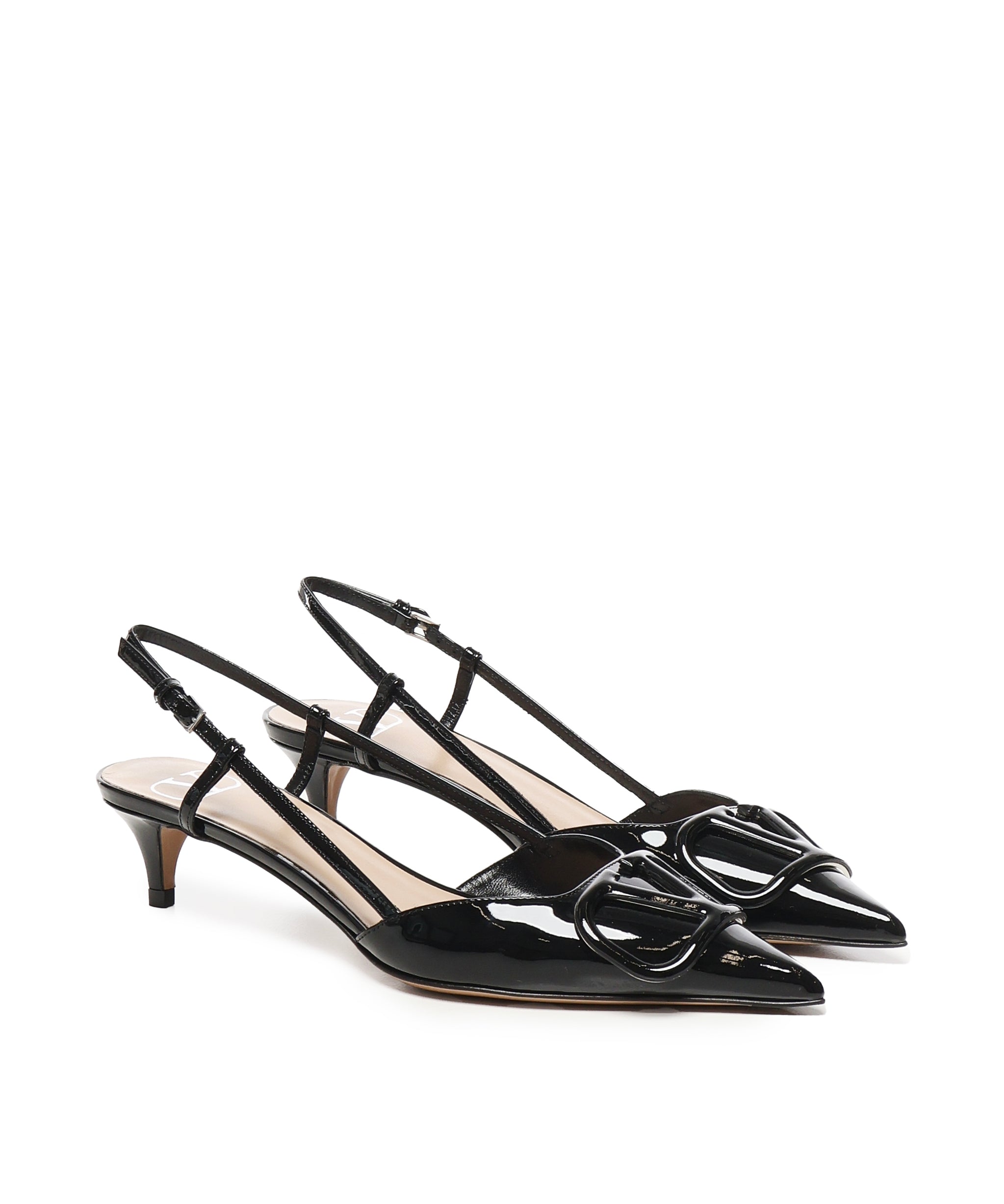 Décolleté Slingback in vernice VLogo Signature 6W2S0Q70 TMK0NO VALENTINO GARAVANI 