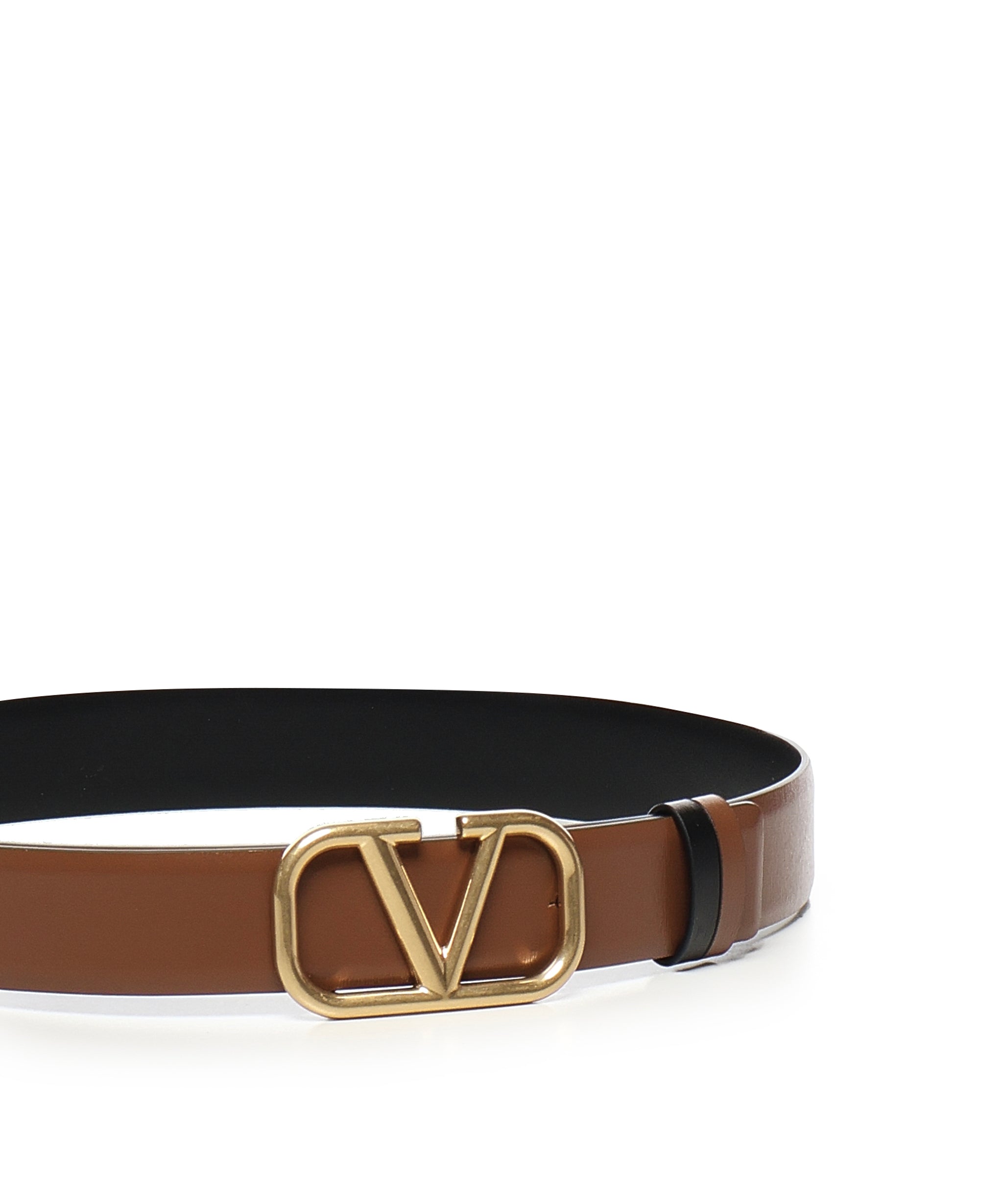 Cintura Vlogo Signature in Vitello lucido 6W2T0T15 ZFR11J VALENTINO GARAVANI 