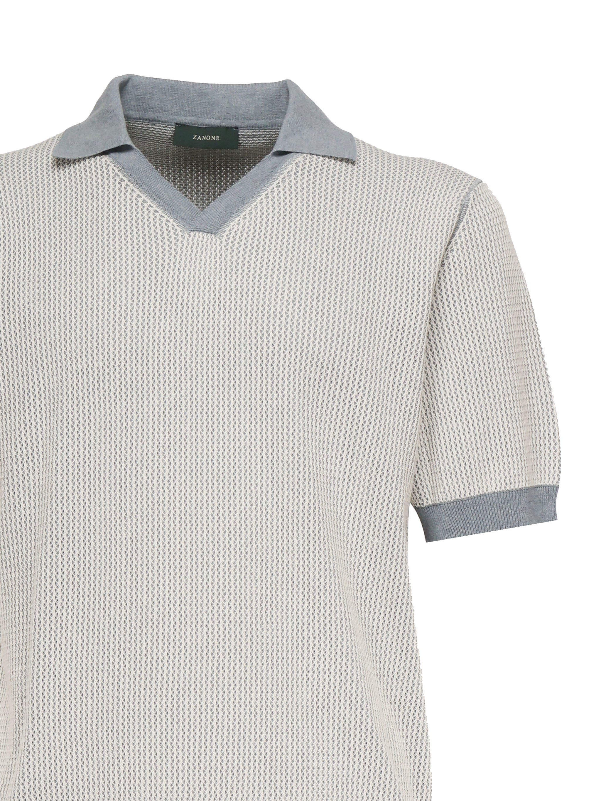 Polo in crêpe di cotone 810192 ZN322Z5530 ZANONE 