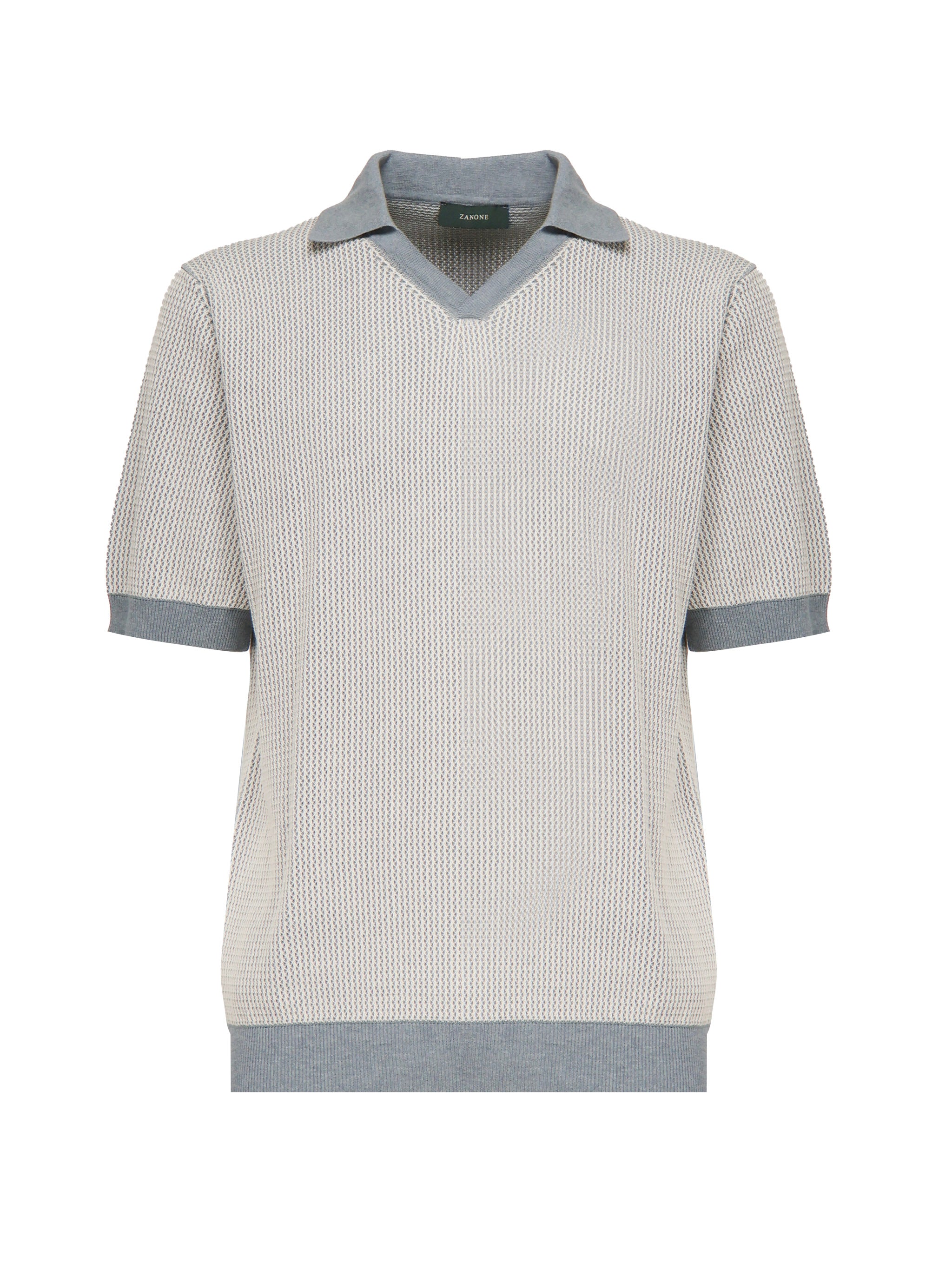 Polo in crêpe di cotone 810192 ZN322Z5530 ZANONE 