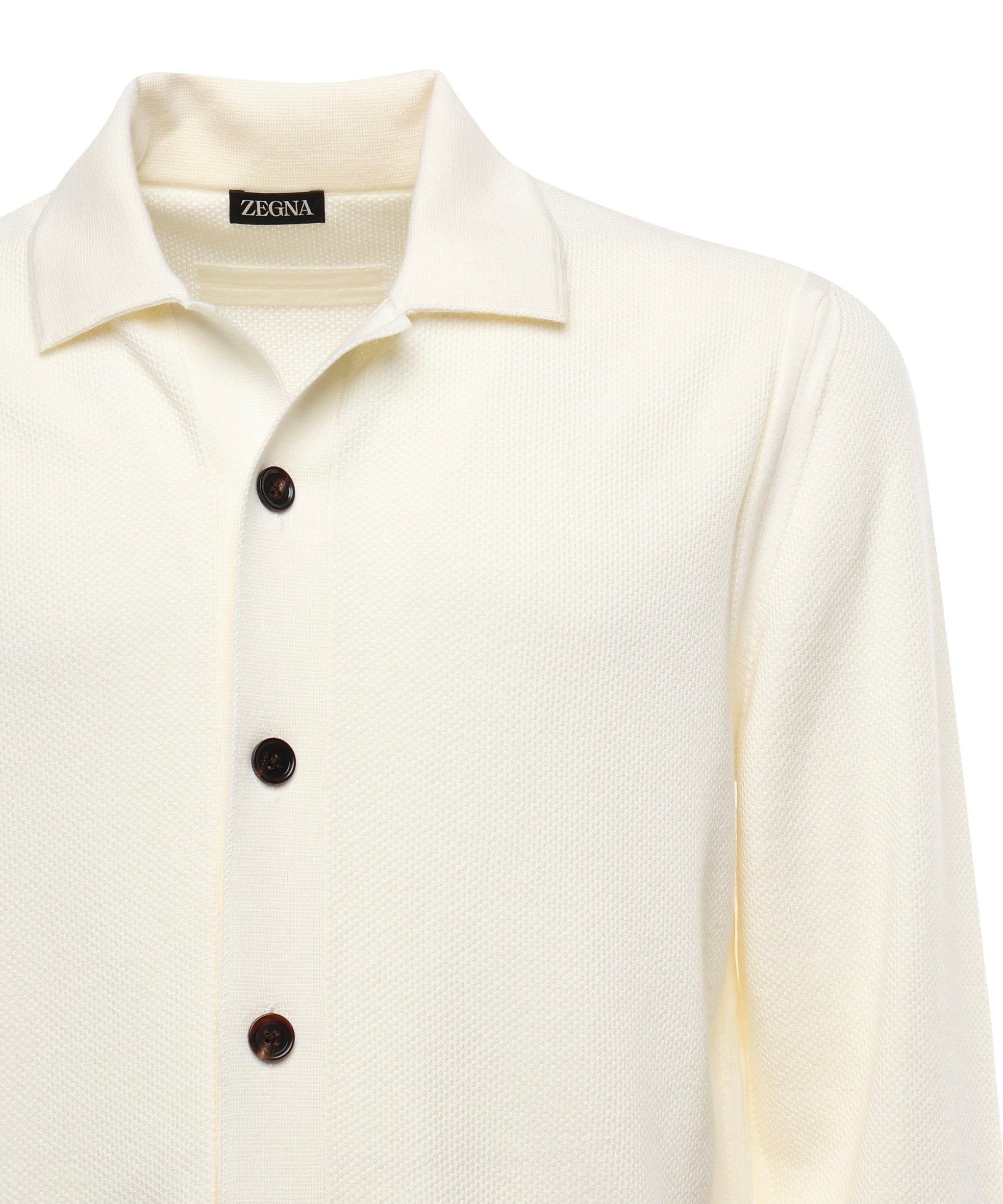 Camicia polo in lana<BR/> UFM23A9 FCT145N01105 ZEGNA 