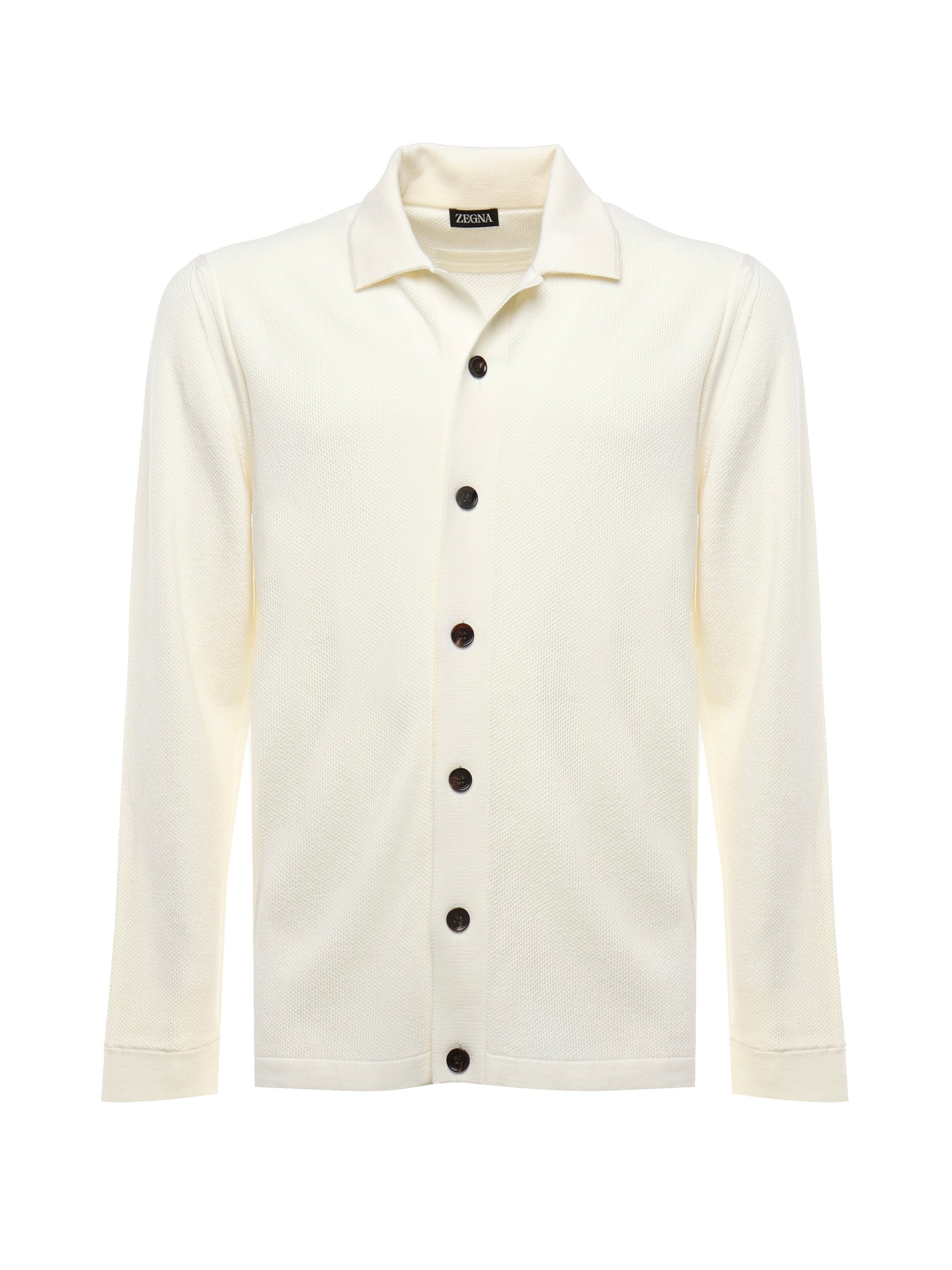 Camicia polo in lana<BR/> UFM23A9 FCT145N01105 ZEGNA 