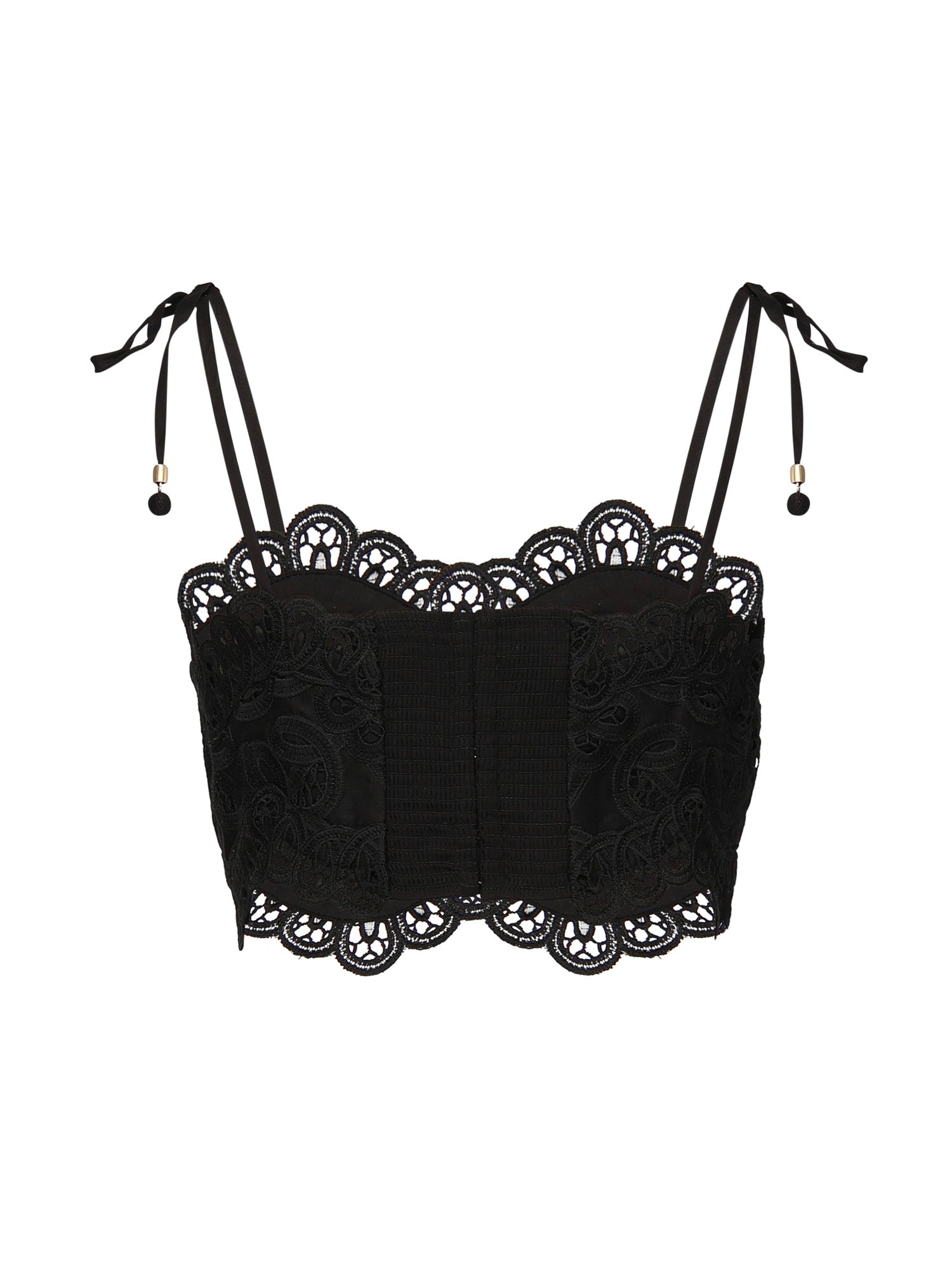 Top Rhiannon con ricamo 4245TSS251 BLK ZIMMERMANN 