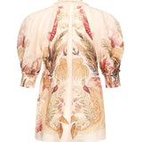 Camicia Ascension in ramié 4556TSS253 CRMPLMFLO ZIMMERMANN 
