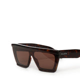 Occhiali da sole rettangolari in acetato AA0104S002  ALAIA 