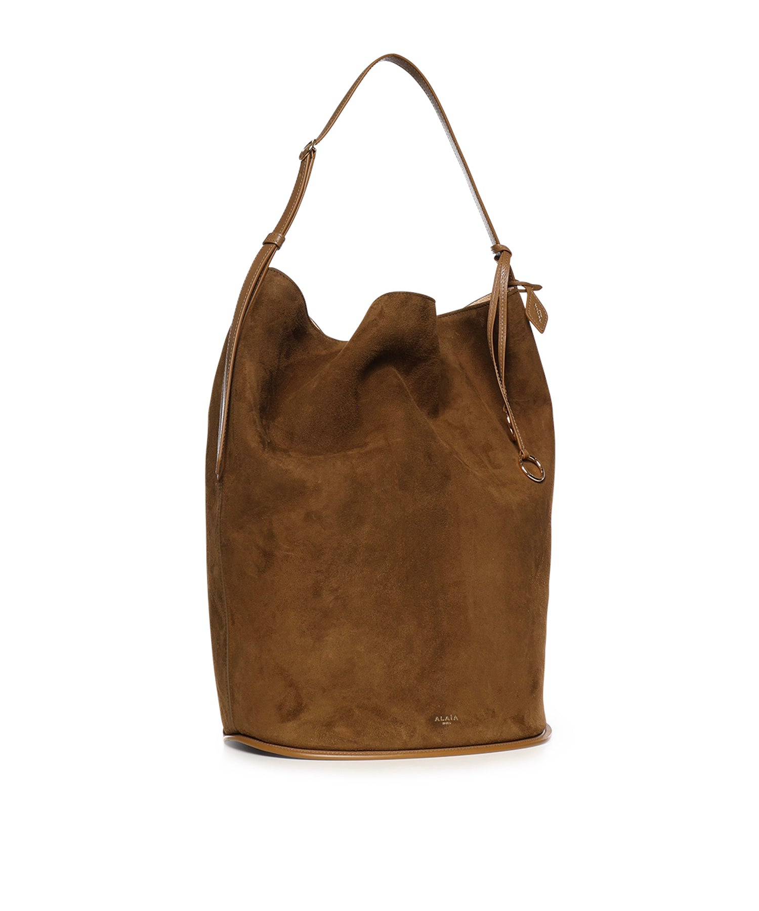 Secchiello Hip Large in suede AA1L6006CA577 A47 ALAIA 