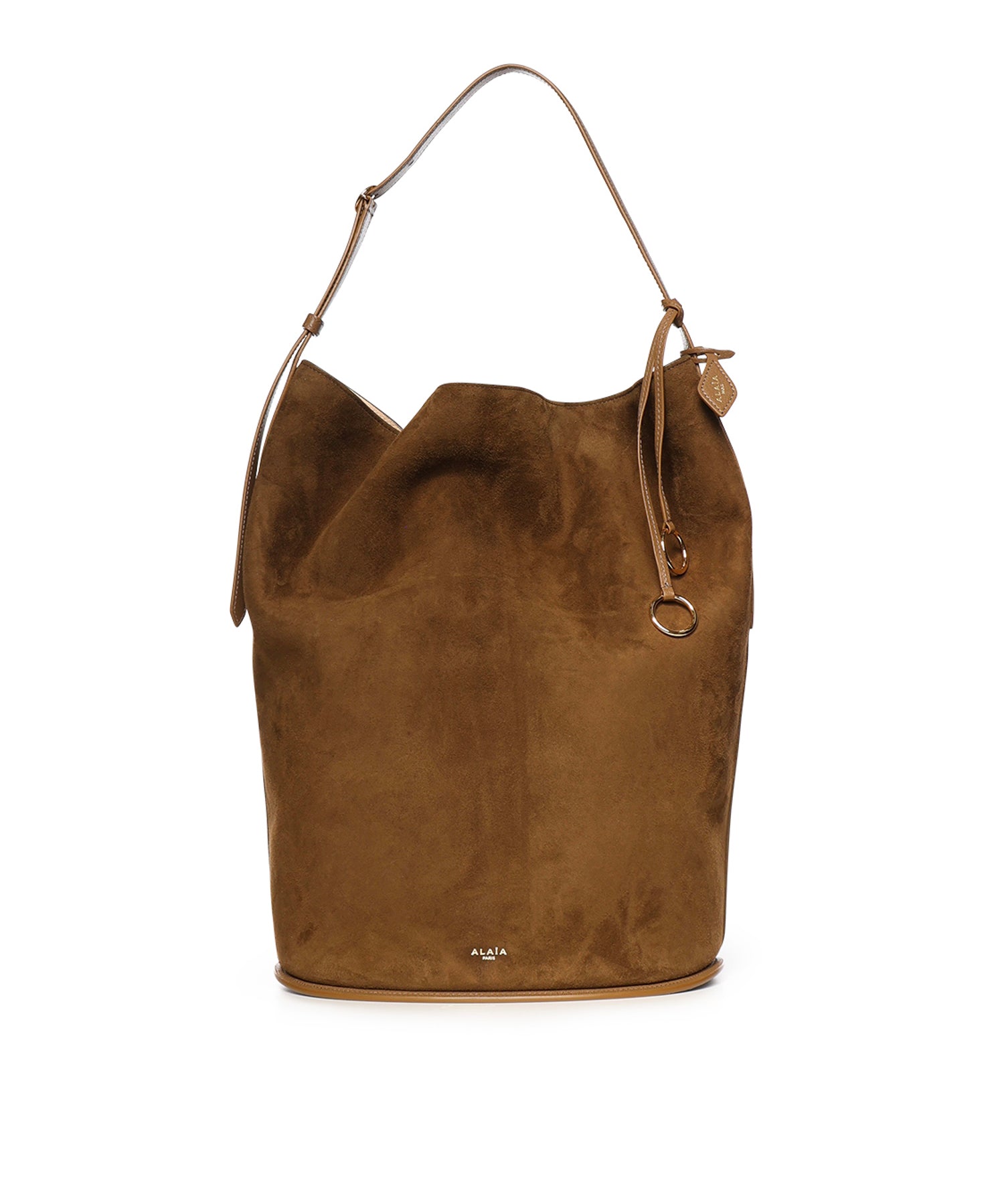 Secchiello Hip Large in suede AA1L6006CA577 A47 ALAIA 