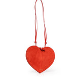 Borsa a tracolla Le Cœur in pelle e suede AA1P003CA577 A50 ALAIA 