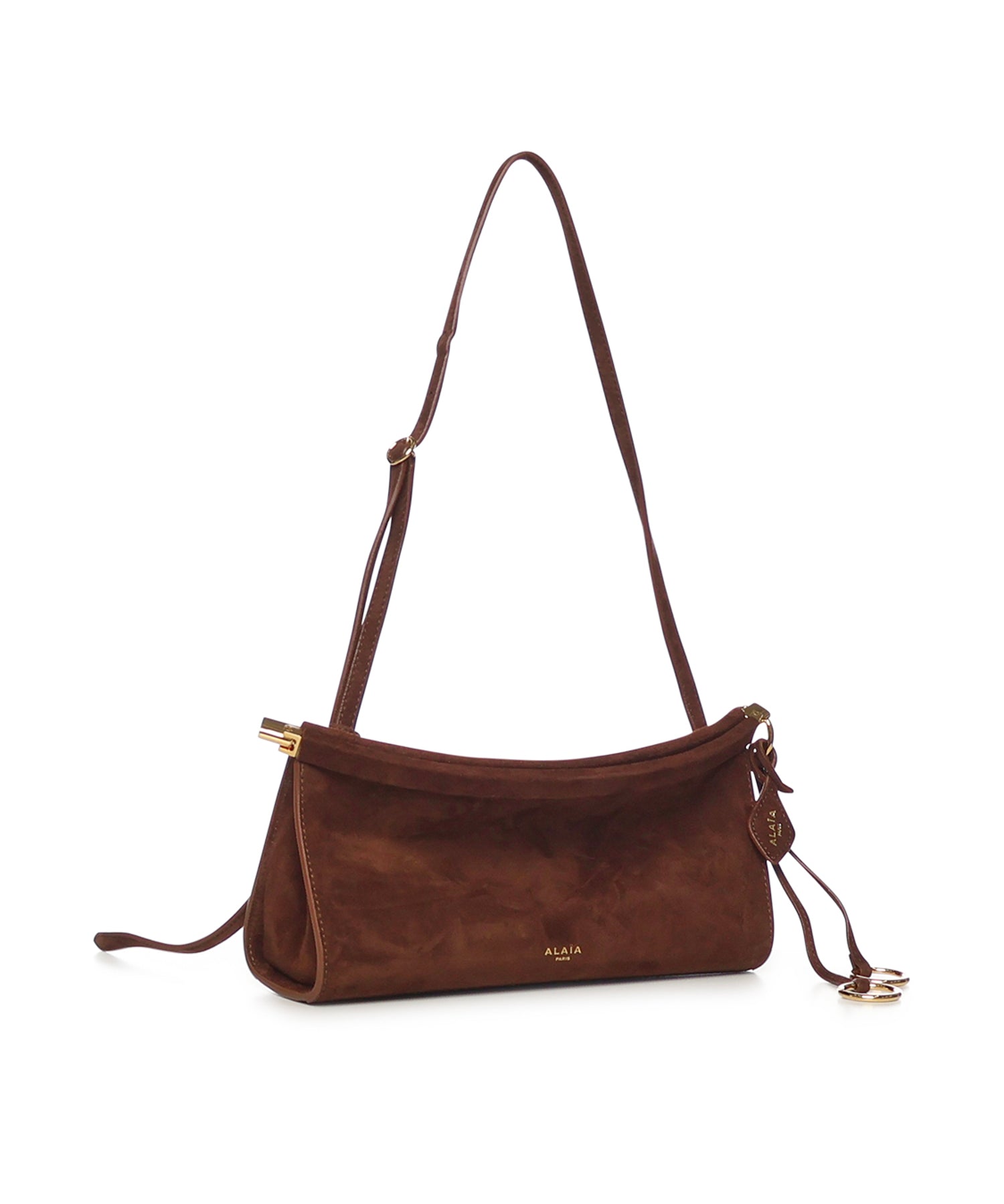 Borsa Le Click East West piccola in pelle scamosciata AA1S01426CA328 743 ALAIA 