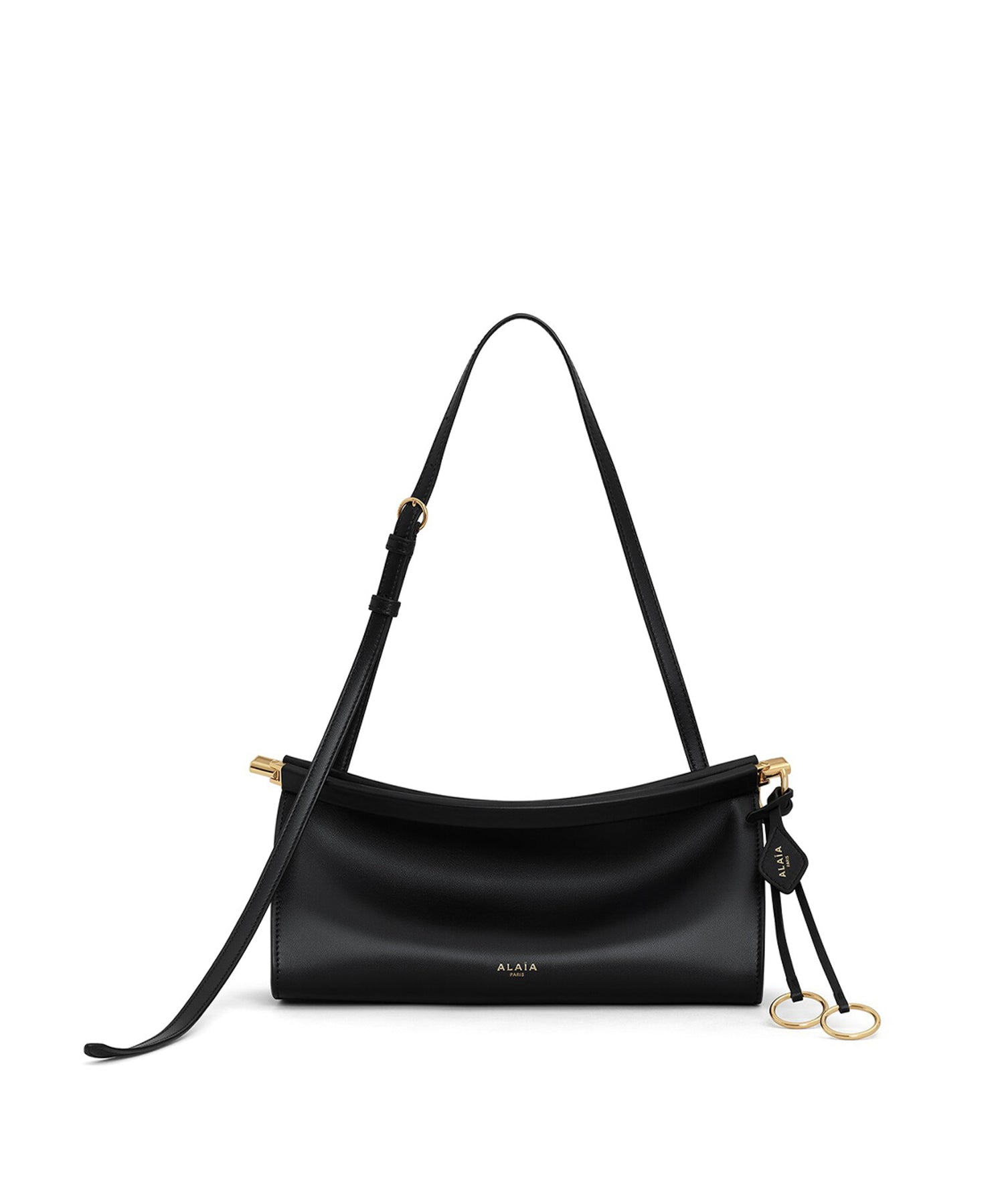 Borsa Le Click East West in pelle AA1S01426CA332 999 ALAIA 