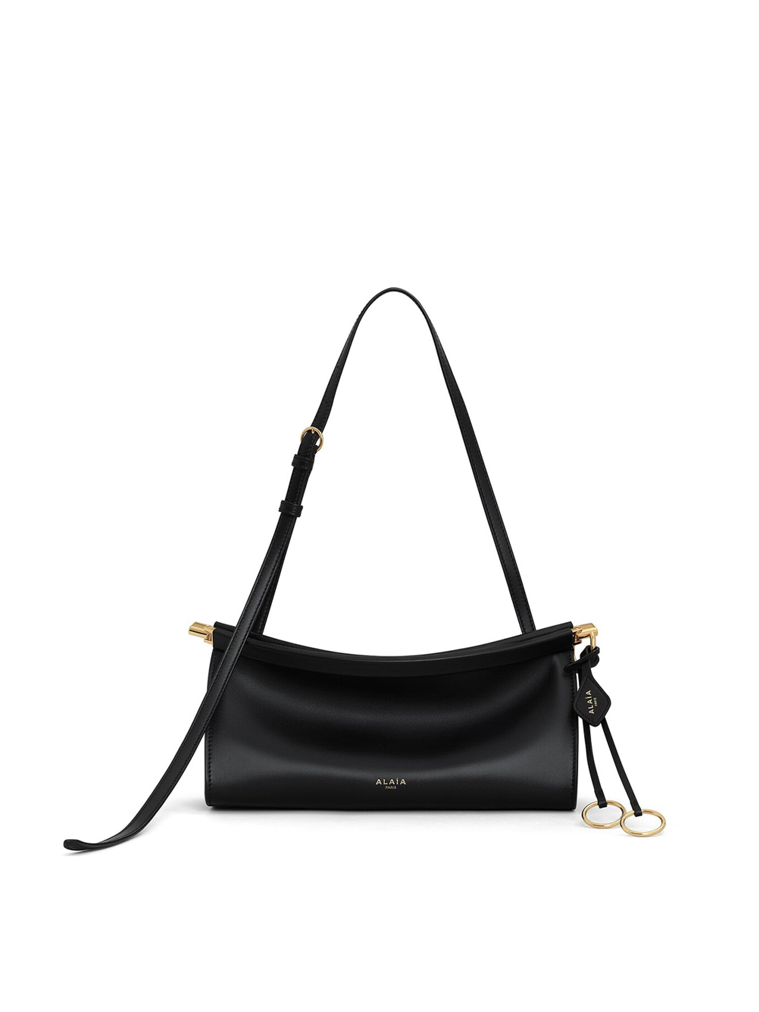 Borsa Le Click East West in pelle AA1S01426CA332 999 ALAIA 