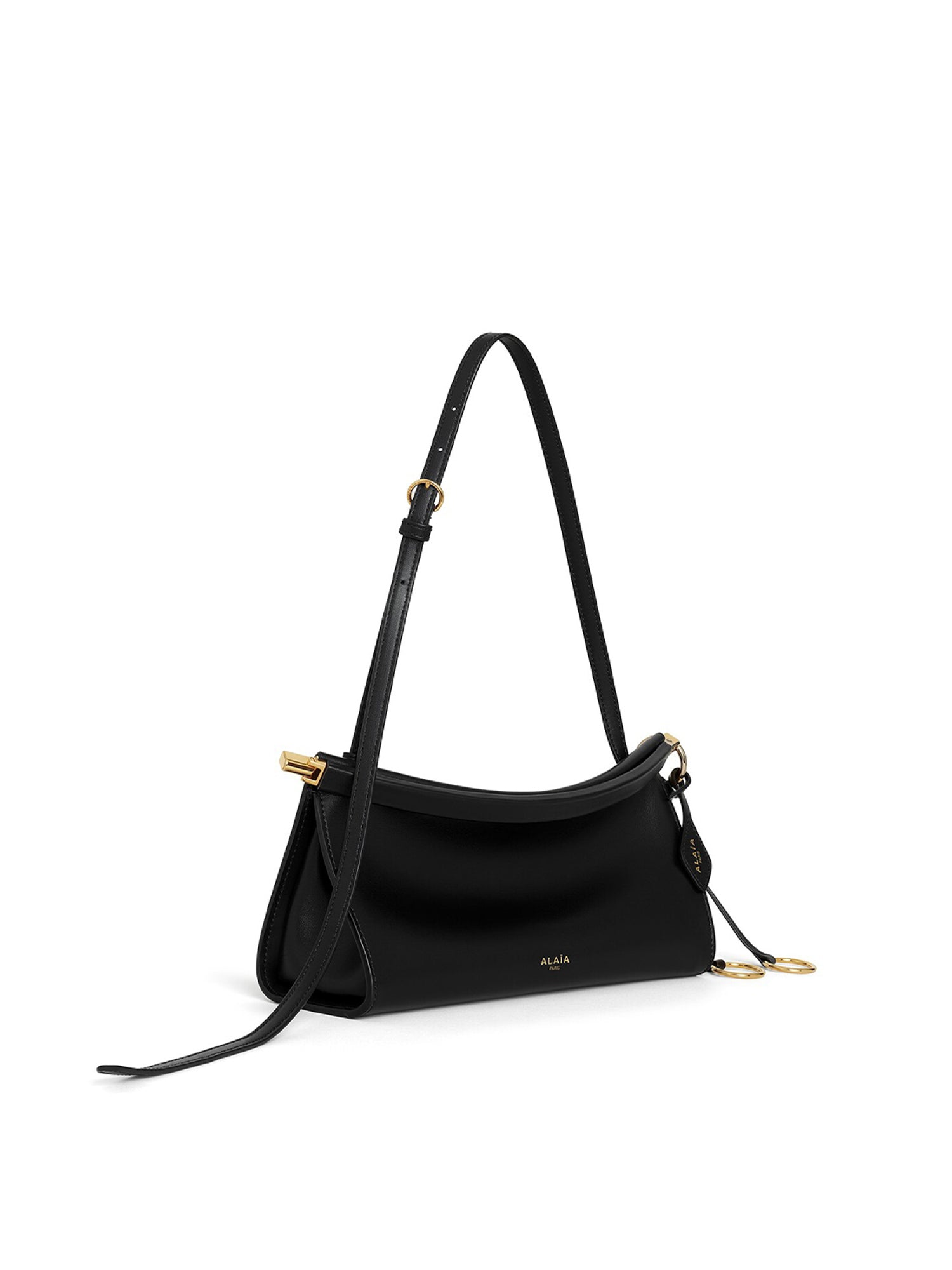 Borsa Le Click East West in pelle AA1S01426CA332 999 ALAIA 