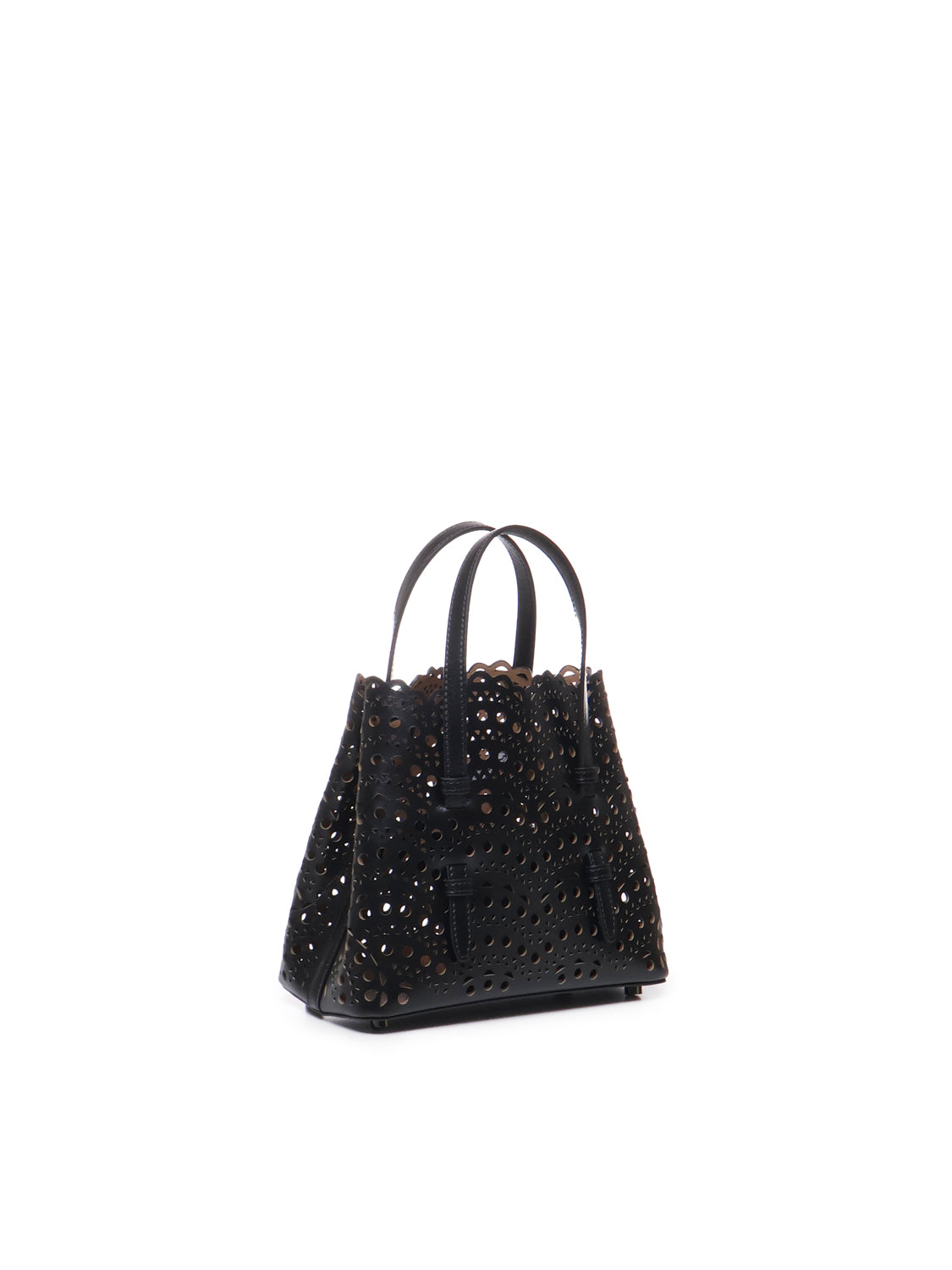 Borsa Mina 20 in pelle di vitello AA1S06720C0A44 999 ALAIA 
