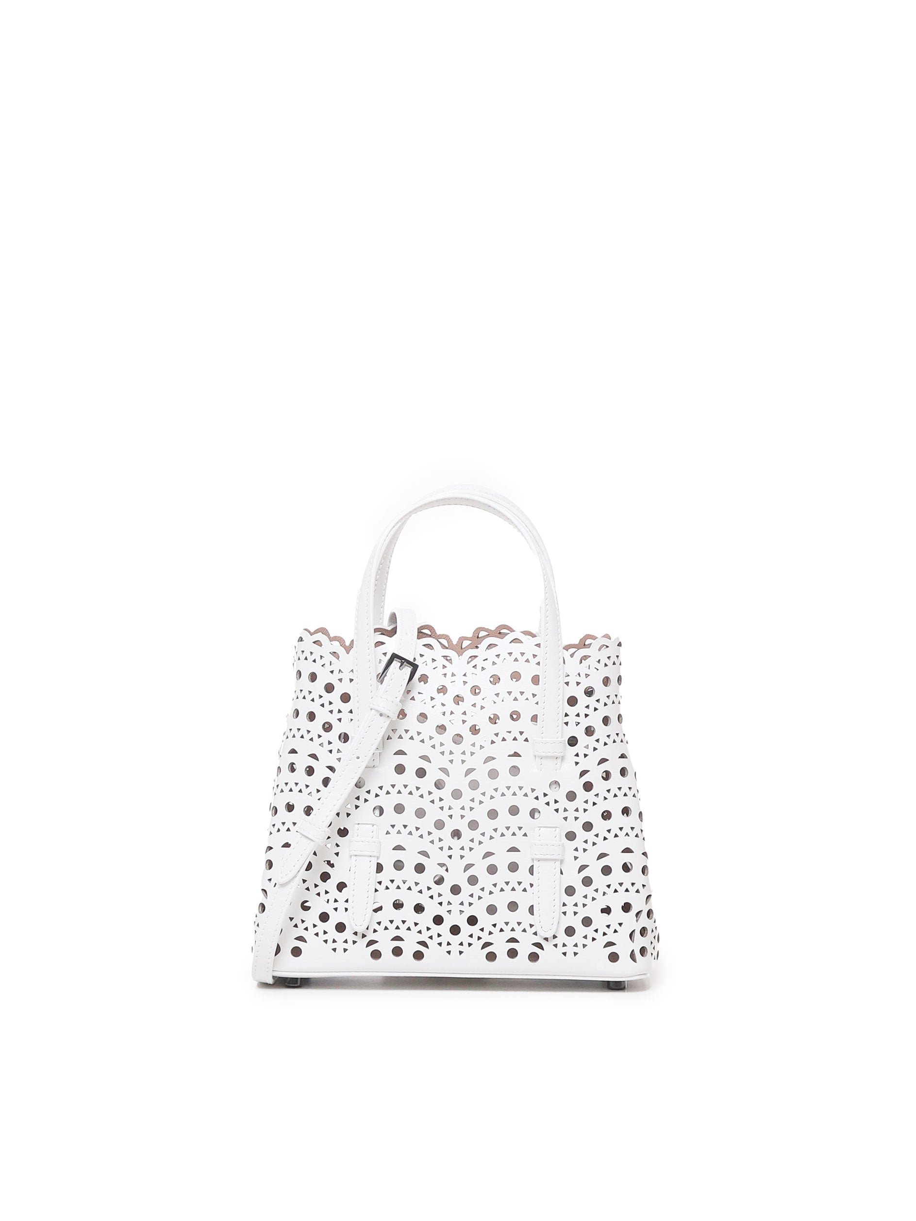 Borsa Mina 20 in pelle di vitello AA1S06720C0A44 010 ALAIA 