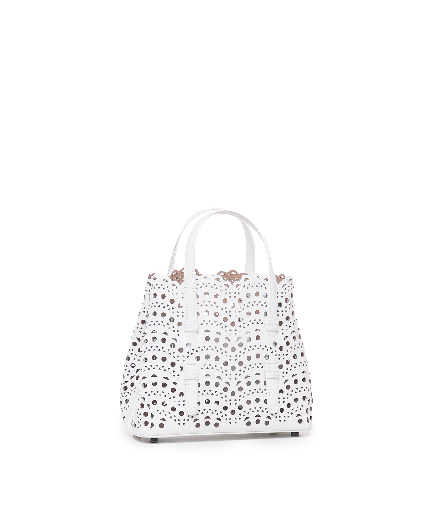 Borsa Mina 20 in pelle di vitello AA1S06720C0A44 010 ALAIA 