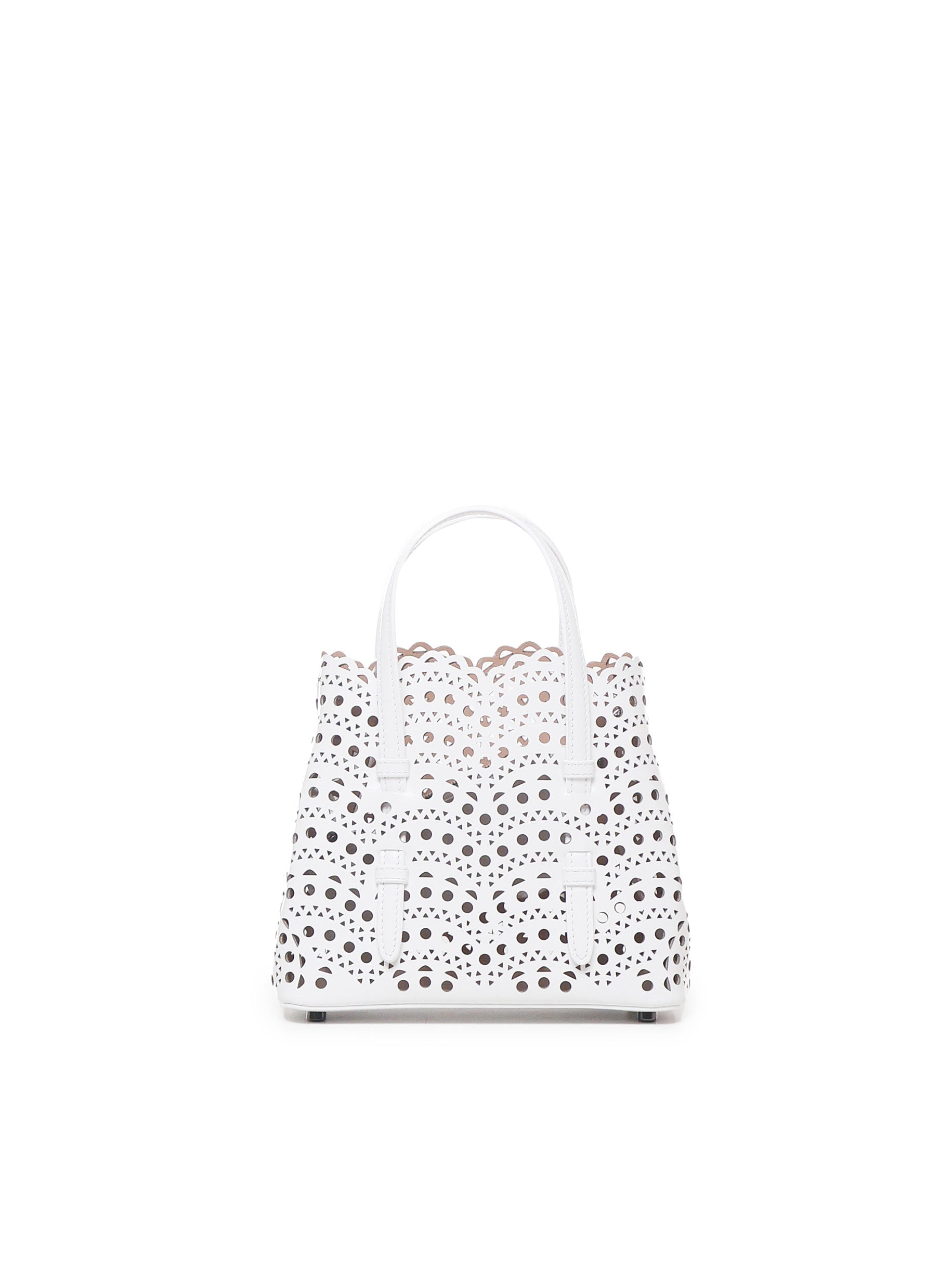 Borsa Mina 20 in pelle di vitello AA1S06720C0A44 010 ALAIA 