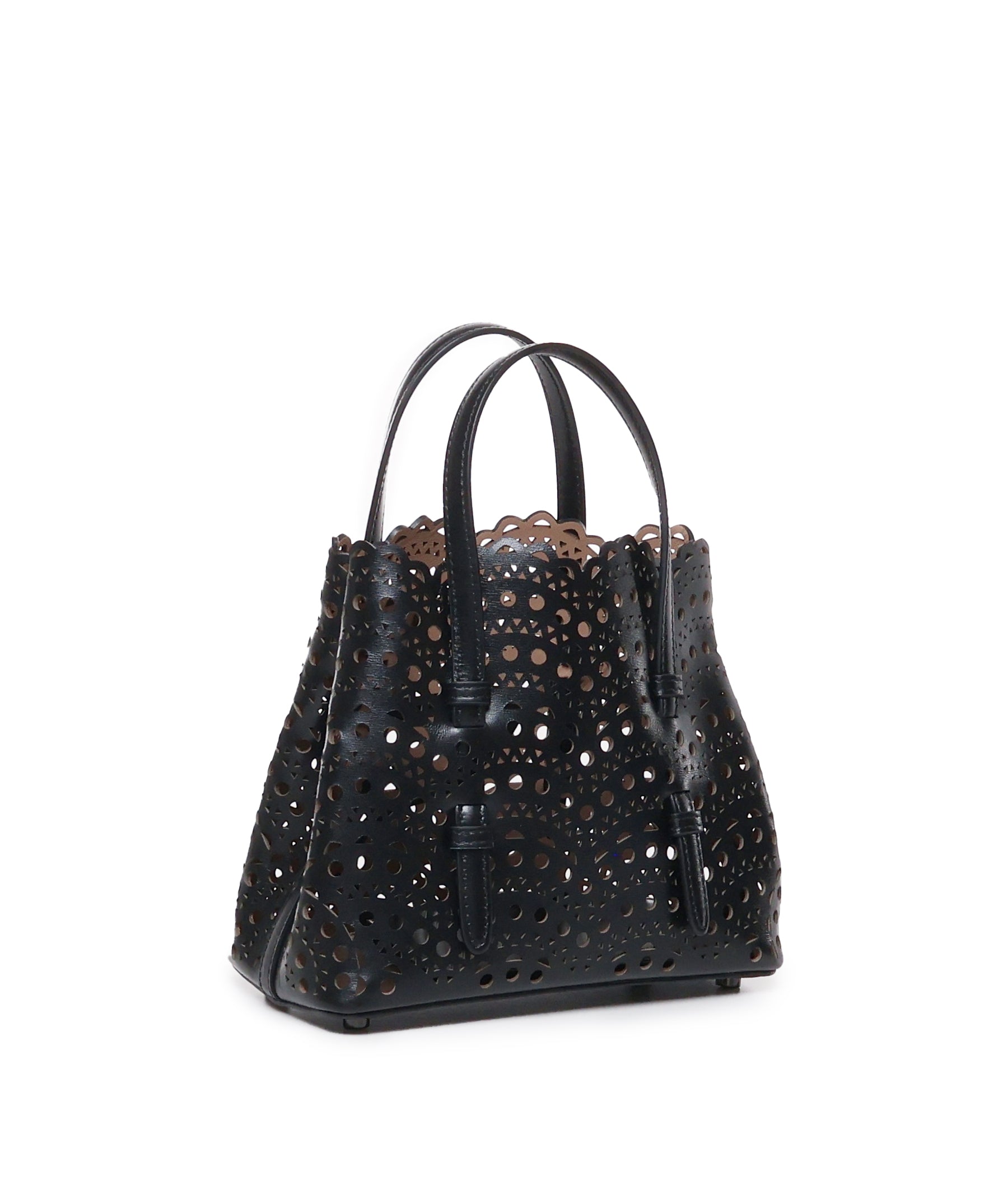 Borsa Mina 20 in pelle di vitello AA1S06720C0A44 999 ALAIA 