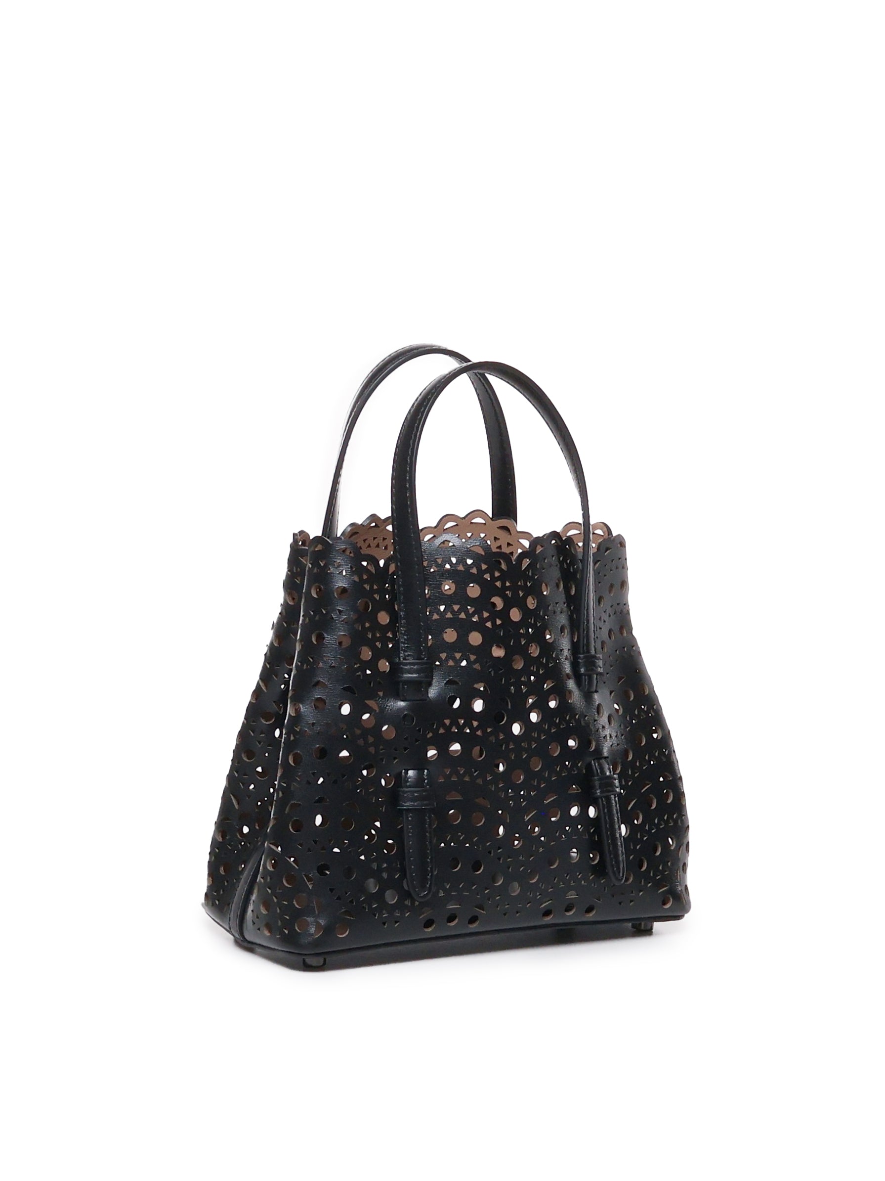 Borsa Mina 20 in pelle di vitello AA1S06720C0A44 999 ALAIA 