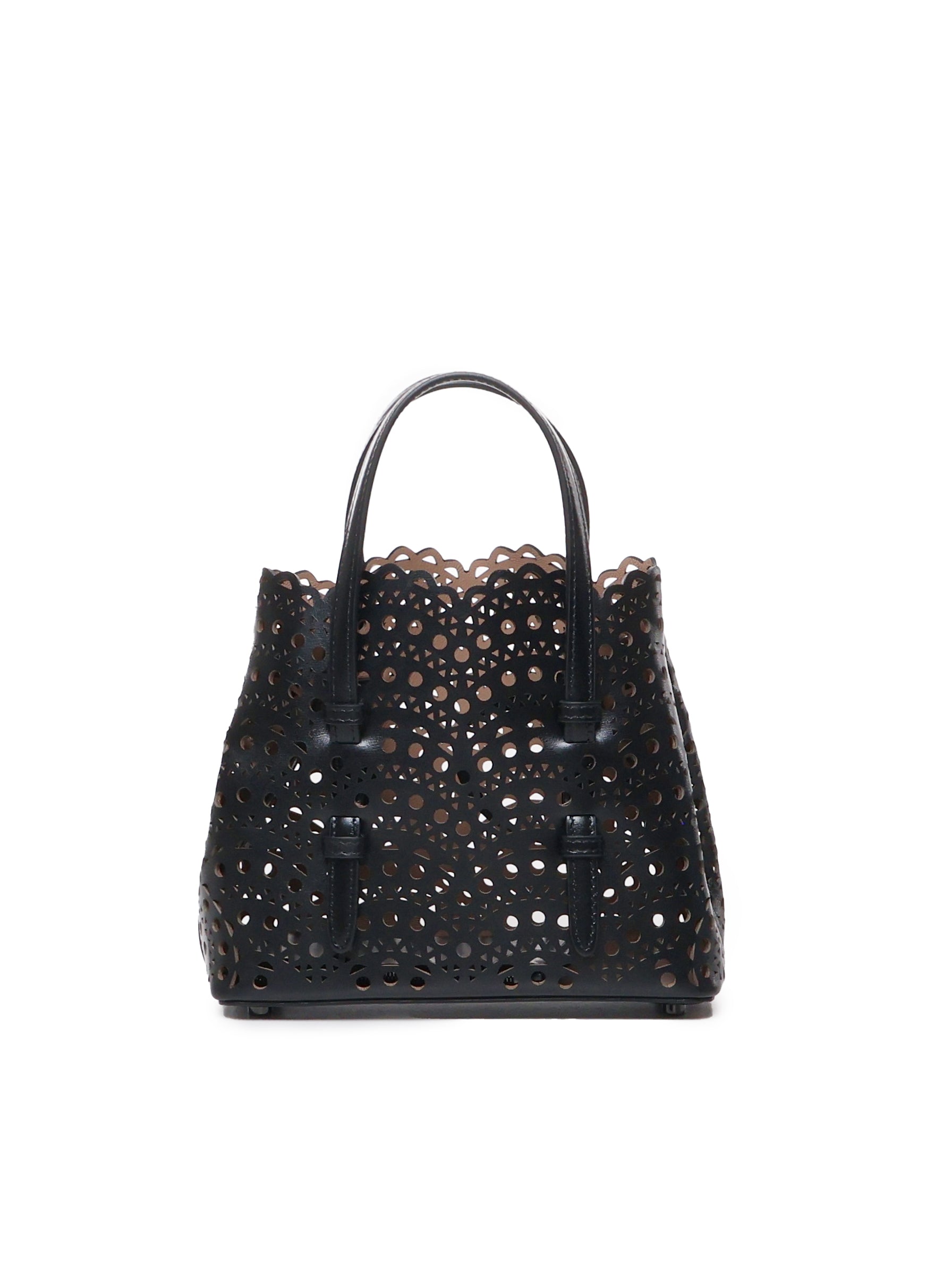 Borsa Mina 20 in pelle di vitello AA1S06720C0A44 999 ALAIA 
