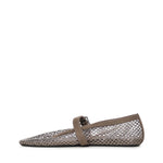 Ballerine in rete con strass AA3A029A023 210 ALAIA 