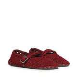 Ballerine flat in cordino di satin AA3A029I202 332 ALAIA 