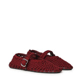 Ballerine flat in cordino di satin AA3A029I202 332 ALAIA 