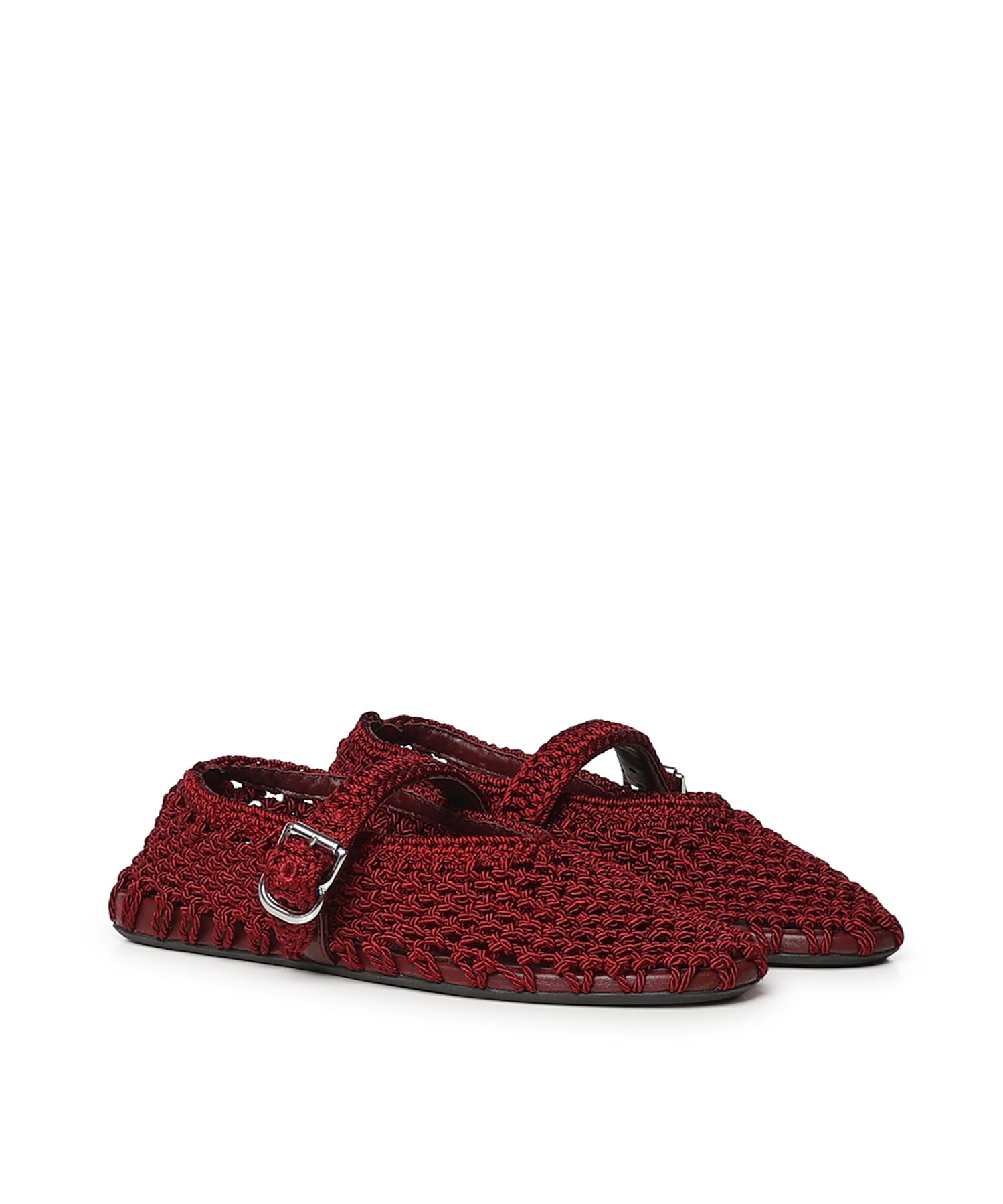 Ballerine flat in cordino di satin AA3A029I202 332 ALAIA 
