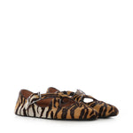 Ballerine incrociate in cavallino AA3A046I105 113 ALAIA 