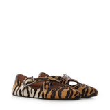 Ballerine incrociate in cavallino AA3A046I105 113 ALAIA 