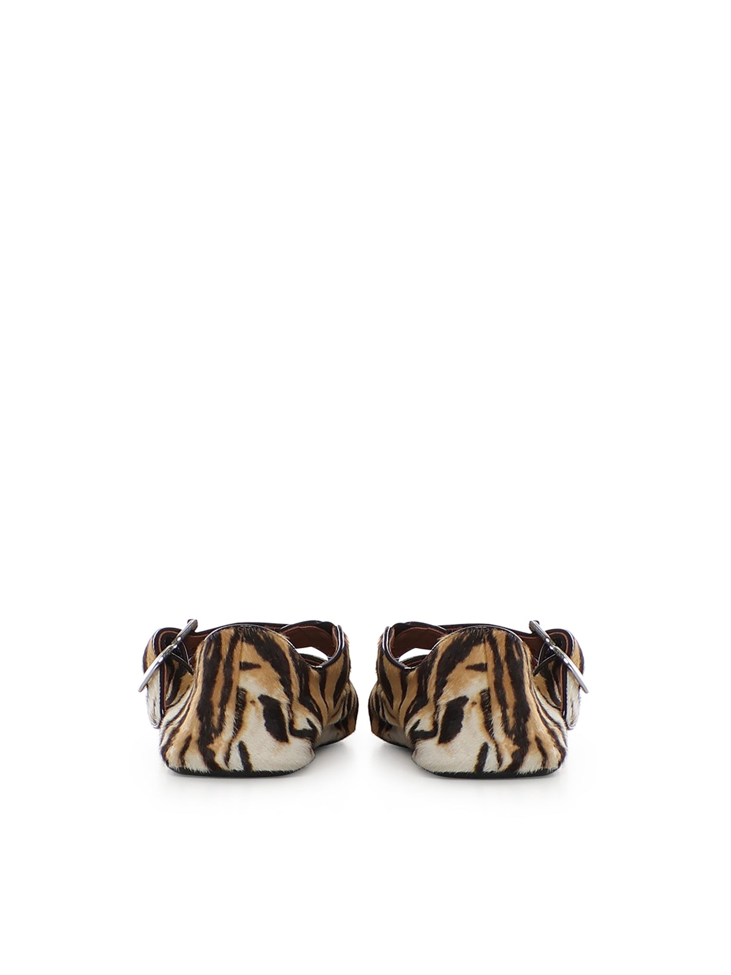 Ballerine incrociate in cavallino AA3A046I105 113 ALAIA 