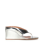 Mule infradito Cube in pelle specchiata AA3M105A047 090 ALAIA 