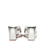 Mule infradito Cube in pelle specchiata AA3M105A047 090 ALAIA 