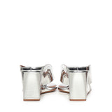 Mule infradito Cube in pelle specchiata AA3M105A047 090 ALAIA 