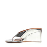 Mule infradito Cube in pelle specchiata AA3M105A047 090 ALAIA 
